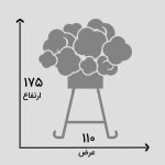 تاج گل مدل آهین 3