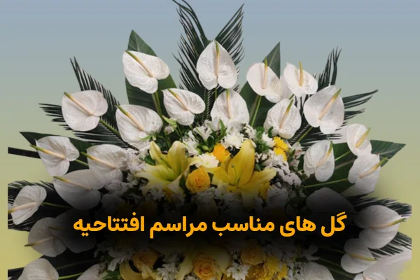 برای مراسم افتتاحیه چه نوع تاج گلی و با چه رنگی بخریم؟