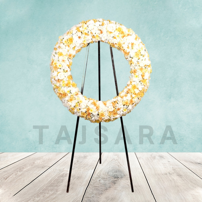 niaz-flower-stand تاج گل ترحیم مدل نیاز