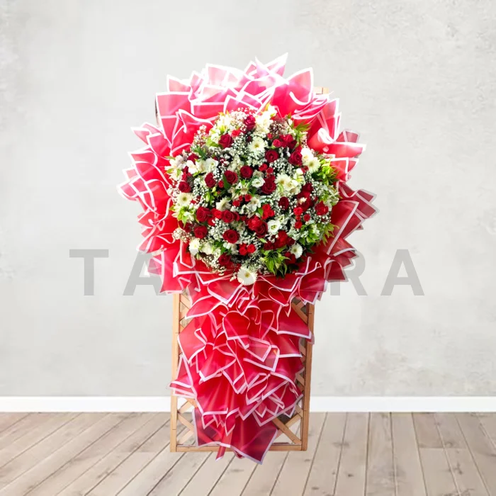 تاج گل تبریک و نمایشگاه رادسام